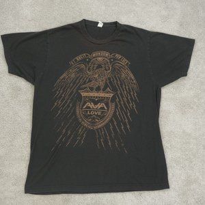Angles & Airwaves T-Shirt Mens Large Black Short Sleeve Crew Neck Graphic Print